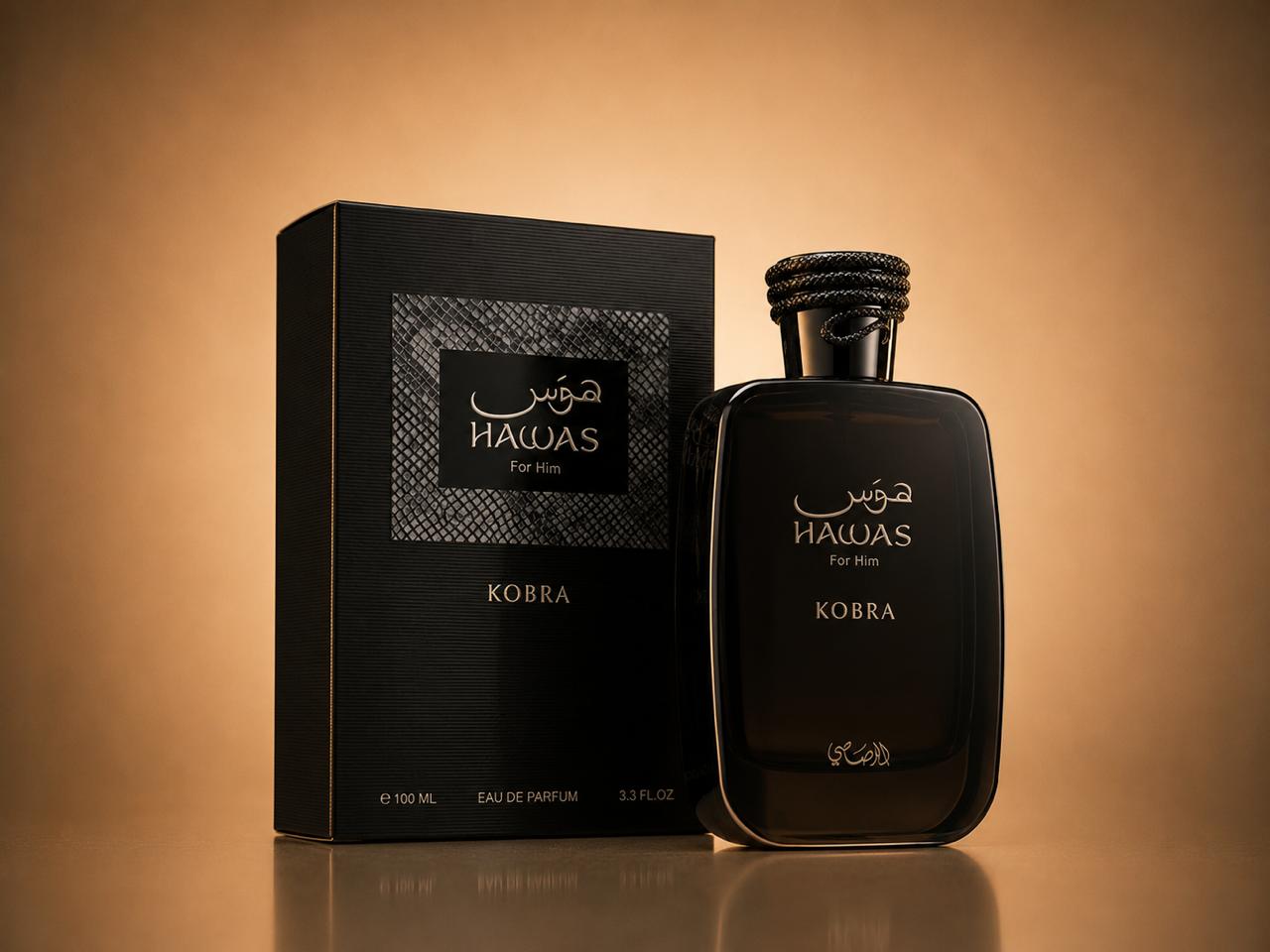 PERFUME RASASI HAWAS KOBRA EDP (M) - 100ml RASASI na Pod Bah